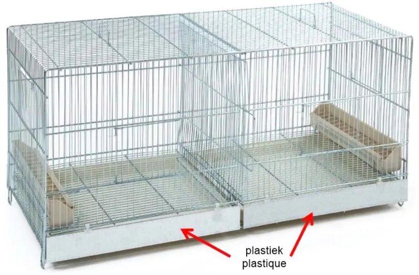 [GRI-111021000] COVA 120 METAL  2 TIROIRS EN PLASTIQUE 120*40*45CM