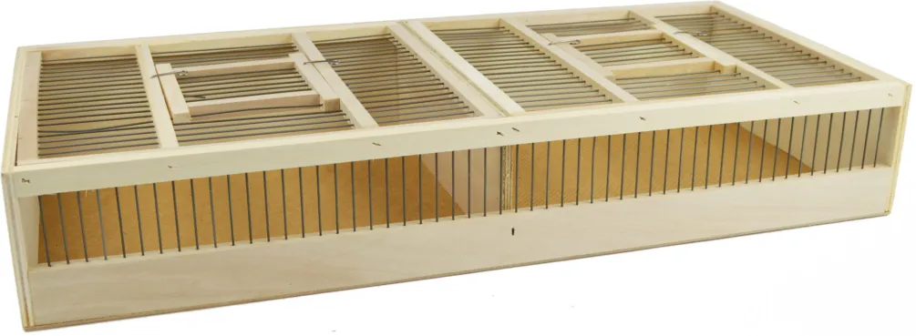 [GRI-117302000] CAGE DE TRANSPORT DOUBLE EN BOIS  68*30*11
