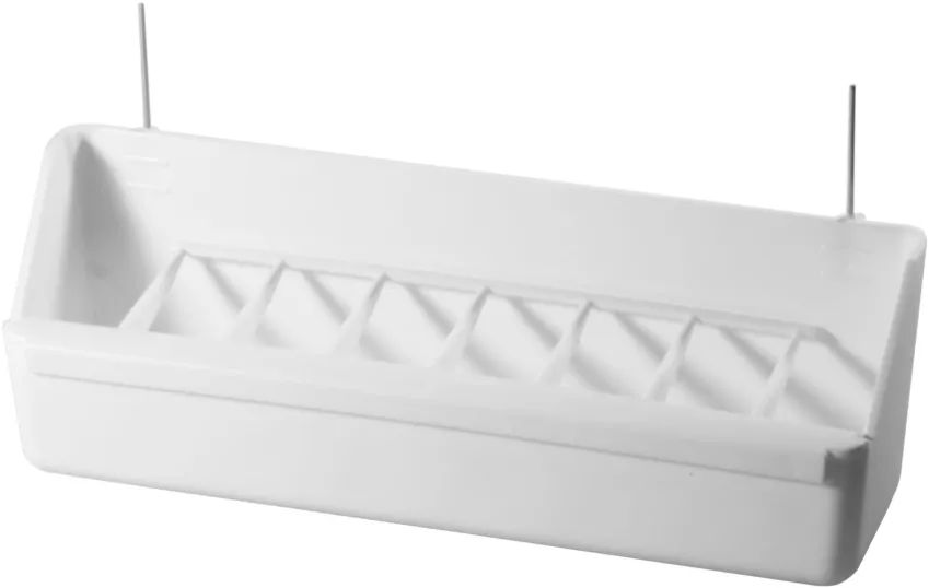 [GRI-129132001] 025W /MANGEOIRE VOLIERE +GRILLE BLANCHE /21CM blanc