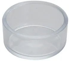 MANGEOIRE ROND TRANSP. /DIAM. 6.5-H 3CM