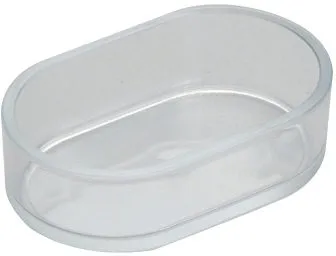 072 /MANGEOIRE OVALE PLAST TRANSPARENTE