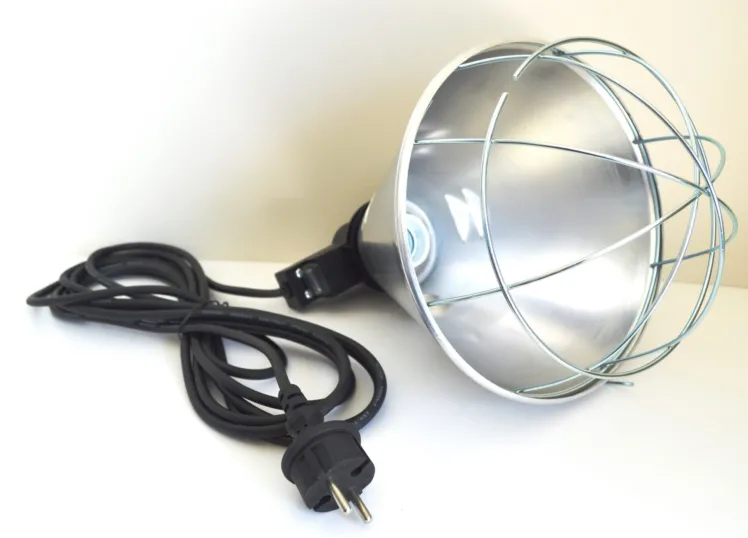PROTECTEUR DE LAMPE +INTERRUPTEUR MAX 175W CABLE 5M
