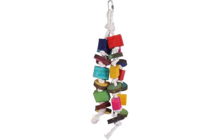 JOUET PERR.PENDENTIF DE PERLES 4 CORDES