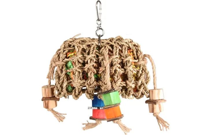 JO PERROQUET PAPYR FILET RECTANGULAIRE COULEUR MULTI 25CM