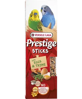 Sticks Petites Perruches avec Oeufs & Thym - 2 pièces