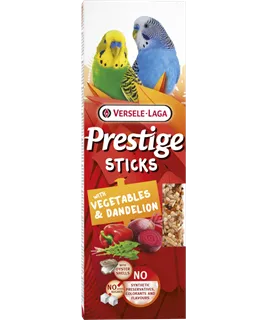 Sticks Petites Perruches avec Légumes & Pissenlit - 2 pièces