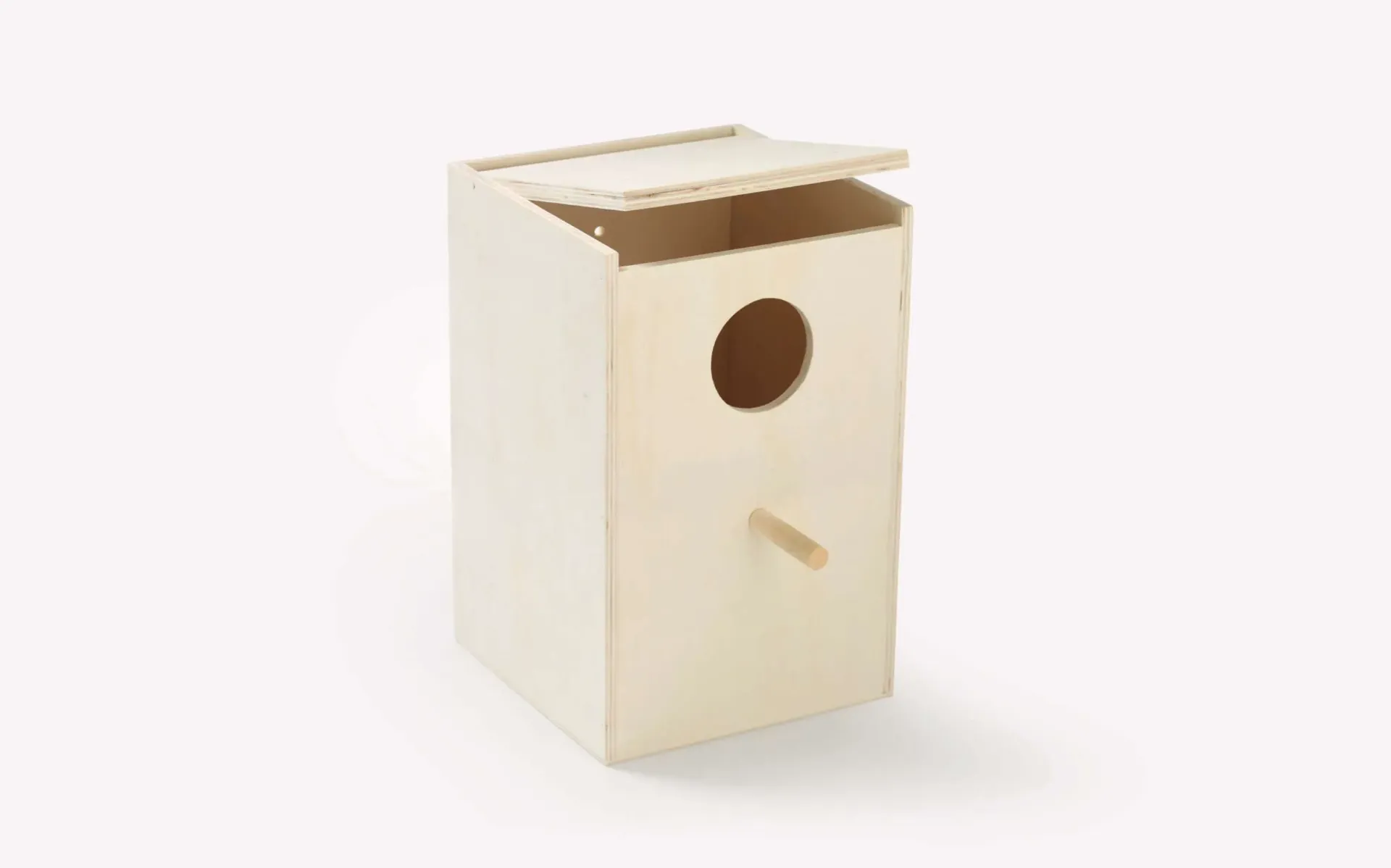 nichoir petites perruches vertical 15X14.5X22